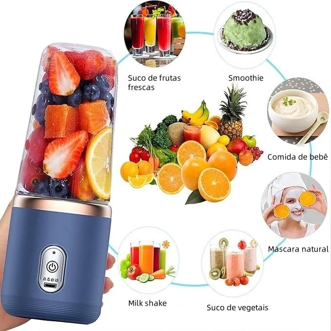 Mini Liquidificador Portátil